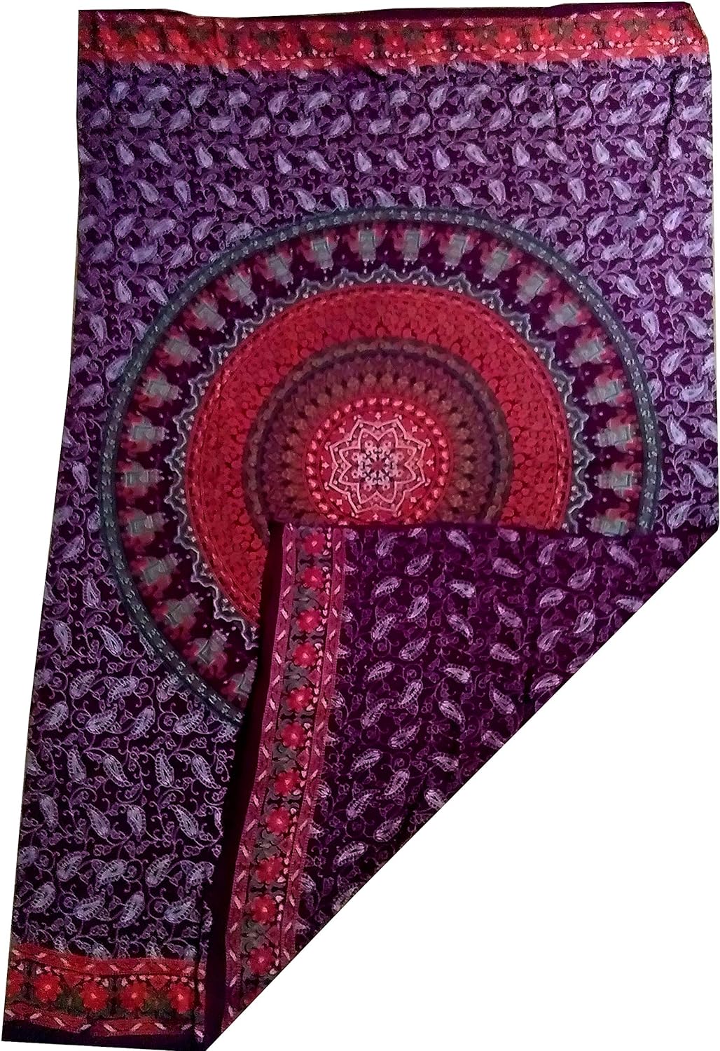 Purpledip Body Wrap "Universal Mandala", Baumwoll-Mischgewebe, Tagesdecke, Strandüberwurf (20050)