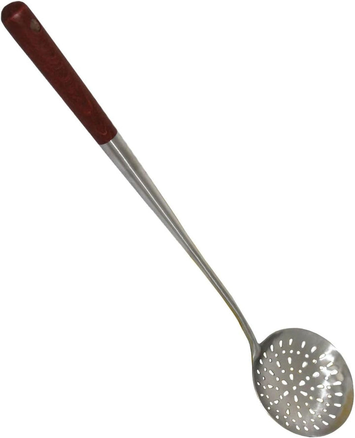 SET Kukmara Utschak mit Abzugs-Rohr, 40cm + 12 Liter Gusseisen Kazan INNEN GLATT + 50cm Schaumlöffel