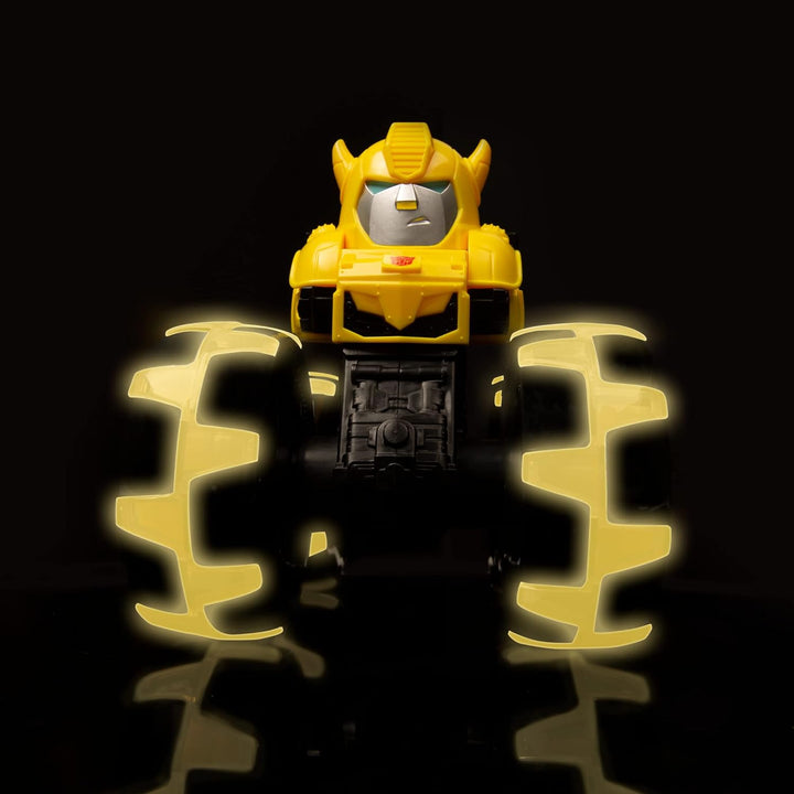 Transformers Bumblebee Monster Treads Lightning Wheels Spielzeug | Leuchtendes Monster Truck Spielze