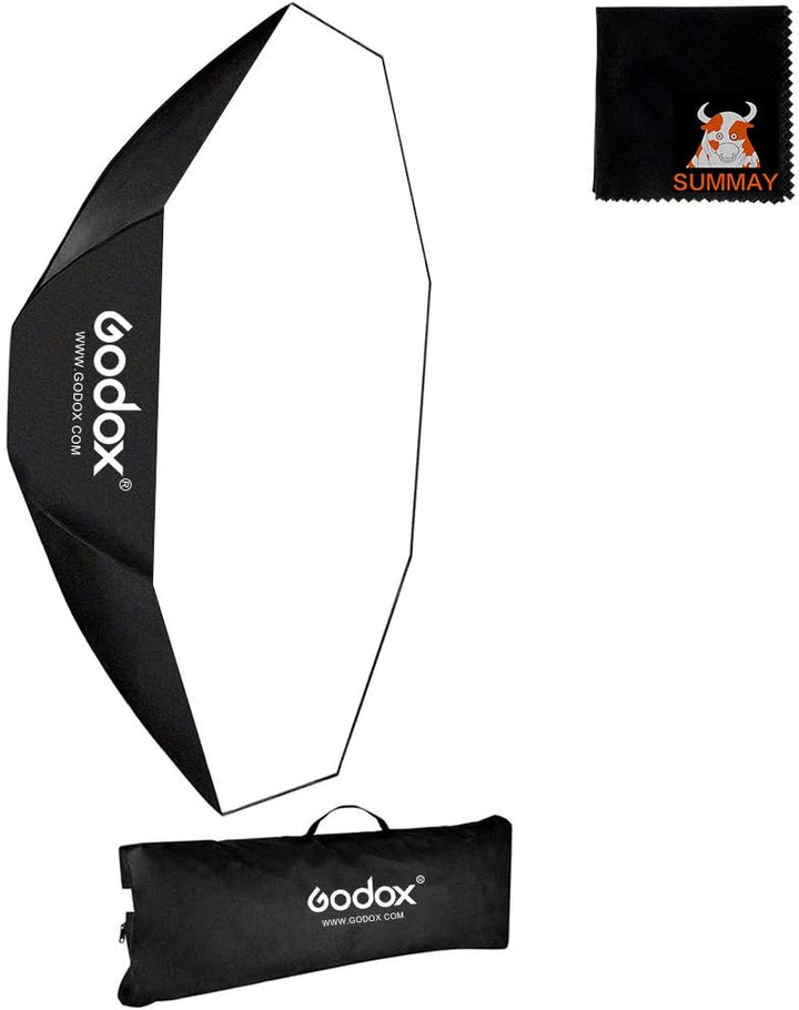 GODOX Softbox 120cm 47in Achteckige Softbox mit Bowens Halterung Softboxen für Blitzgerät Speedlite