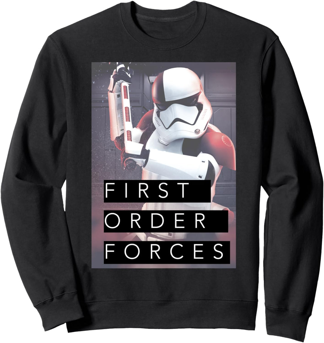 Star Wars The Last Jedi Trooper First Order Forces Poster Sweatshirt