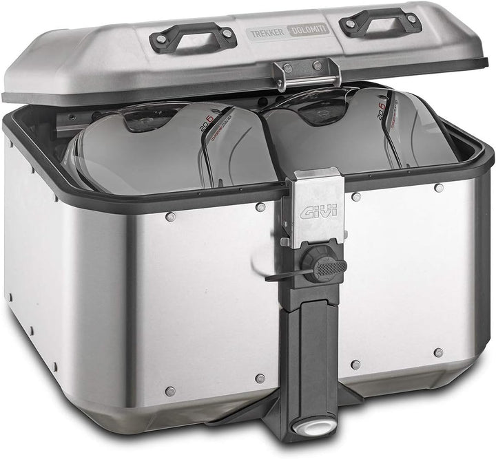 Koffer Monokey DLM46ATrekker Dolomiti aus natürlichem Aluminium, 46 lt., aluminium