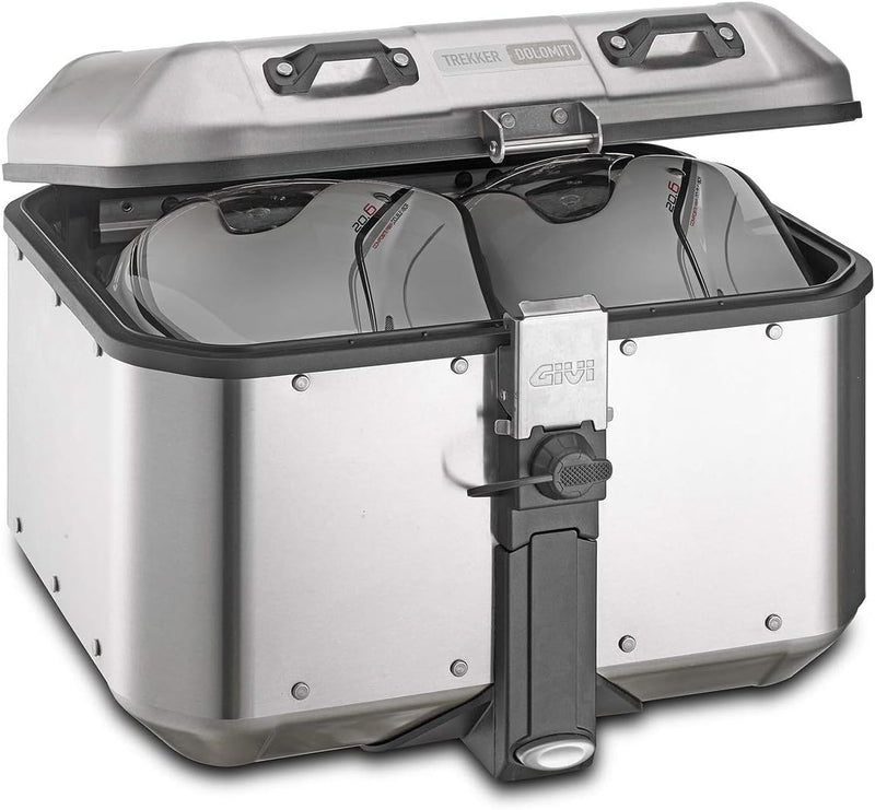 Koffer Monokey DLM46ATrekker Dolomiti aus natürlichem Aluminium, 46 lt., aluminium