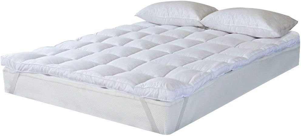 Bedecor Ultra-weich Matratzenauflage, Mikrofaser Polyester Matratzentopper, gefüllte Matratze, Atmun