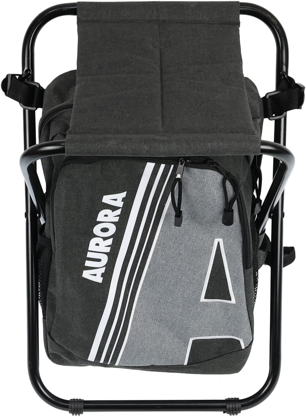 Aurora Outdoor Backpack - Rucksack mit Hocker - schwarz