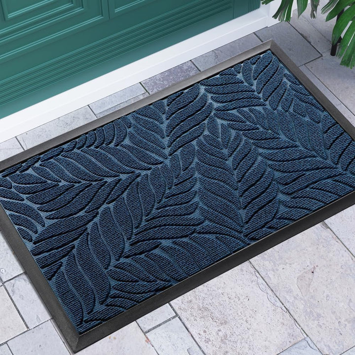 Yimobra Schmutzfangmatte waschbar, 75 x 43 cm, rutschfeste Sauberlaufmatte für draussen – Premium Fu