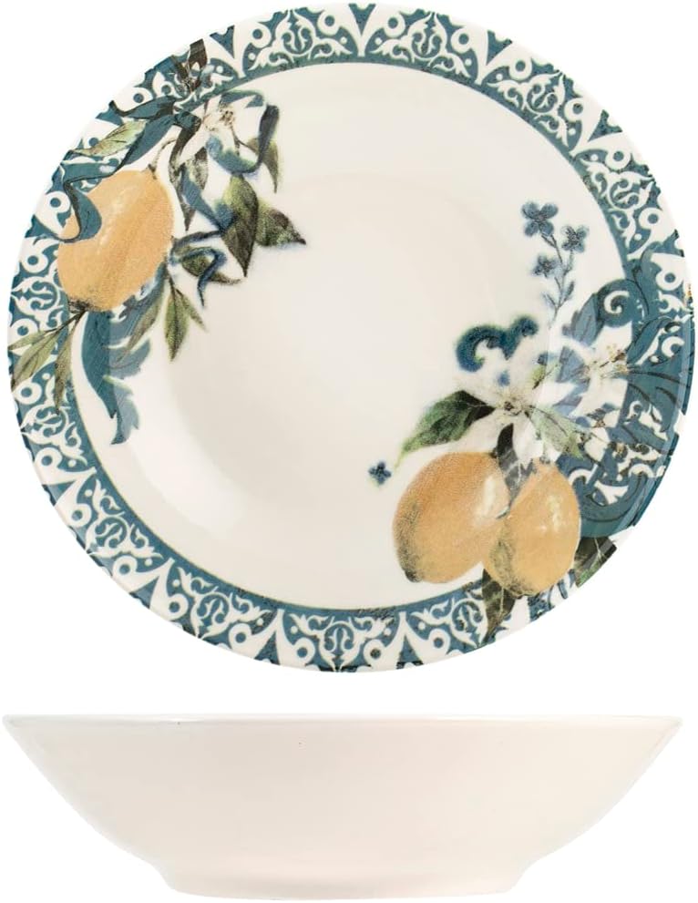 H&h servizio tavola 18 pezzi sicily in stoneware decorato