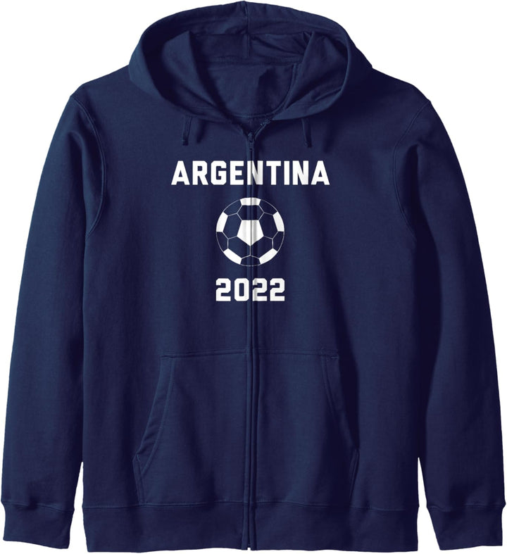 World Cup 2022 Argentina Soccer Ball Kapuzenjacke
