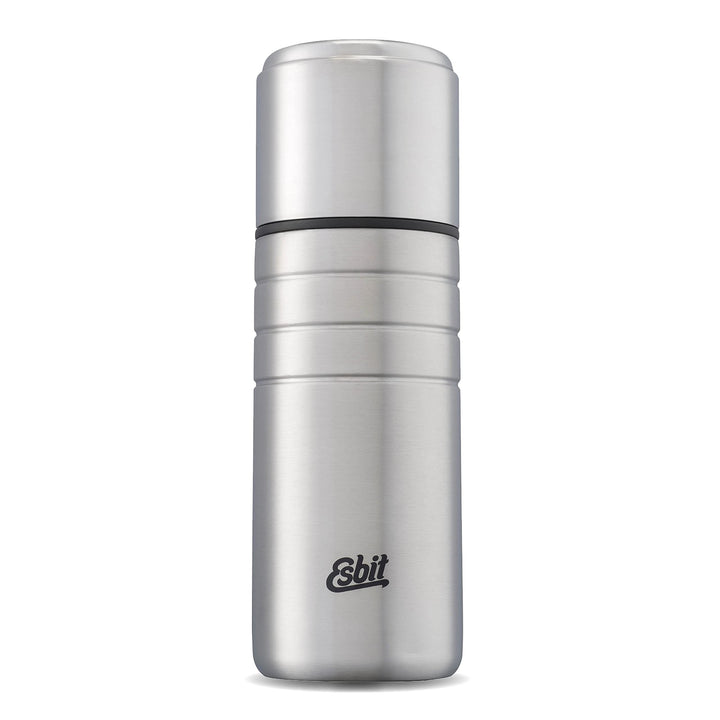 Esbit Isolierflasche Majoris mit Becher - Trinkflasche 500 ml aus Edelstahl - für warme und kalte Ge
