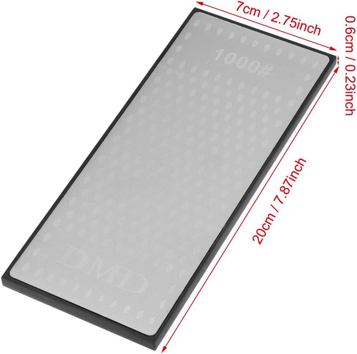200 x 70 mm Diamantschärfstein, 400 & 1000 Küchenmesser Schleifstein