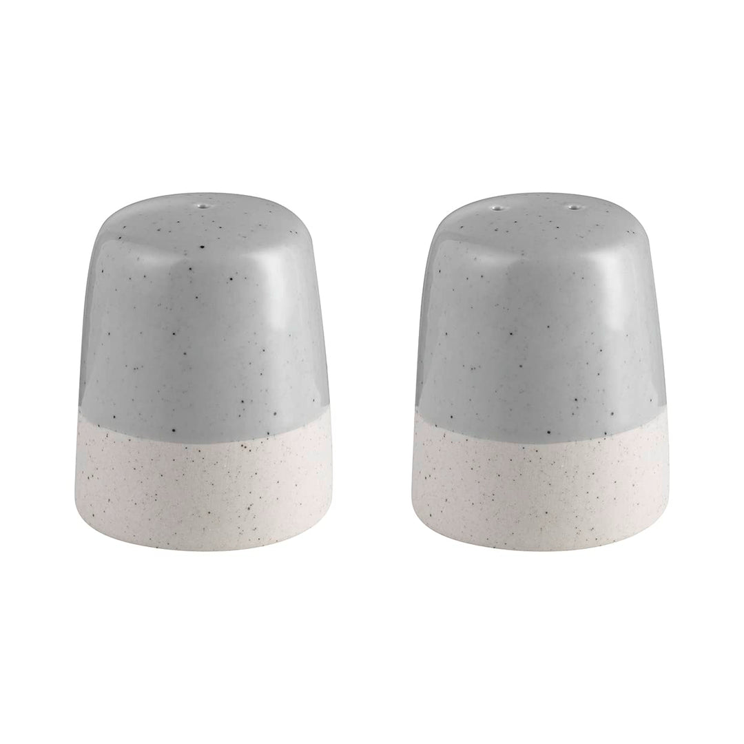 blomus Salz- &amp; Pfefferstreuer SABLO | 2er Set | Steingut | Farbe Cloud | handwerklicher Look, Cloud