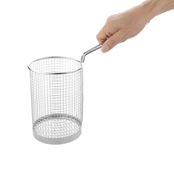 Vogue Spaghetti-Nudel-Kochkorb, 120 mm Durchmesser, Edelstahl, spülmaschinenfest, CS734 12cm Grösse,