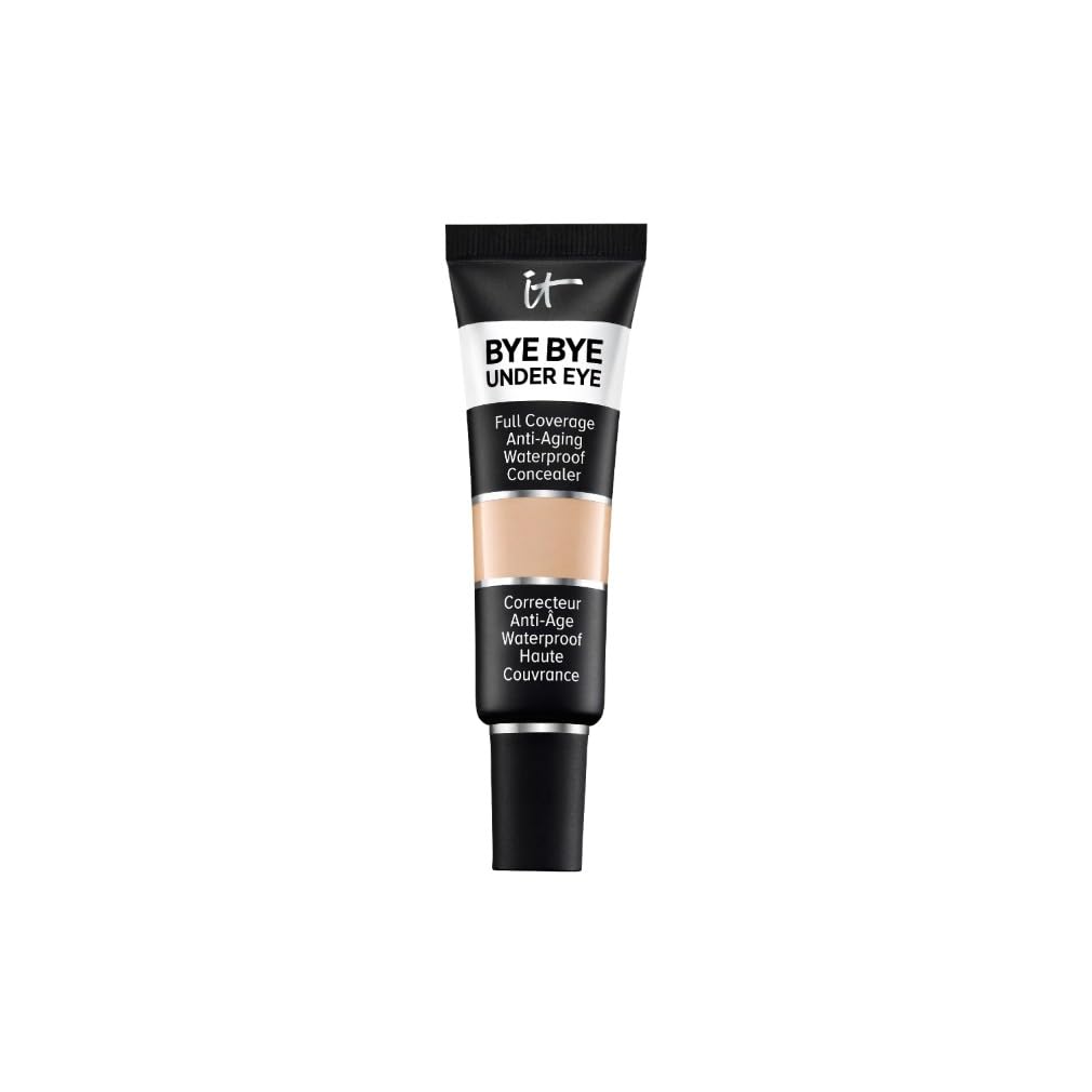 It Cosmetics Bye Bye Under Eye Full Coverage anti-aging waterproof Concealer (13.0 Light Natural), 1