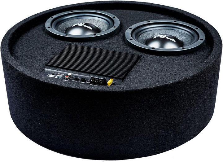 Aktiver Reserverad Subwoofer Reserveradmulde 2 x 8 Zoll,1 Stück Neu