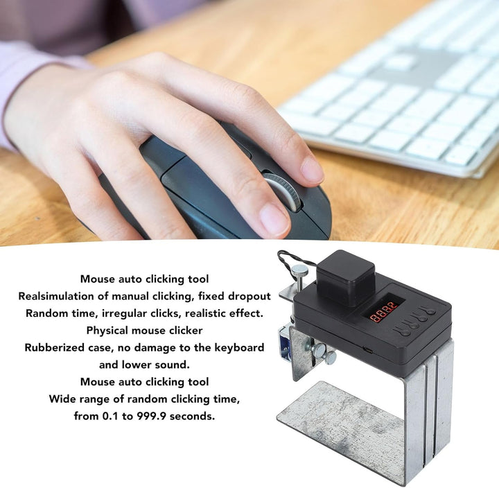 Physischer Mausklicker, Computertastatur Klicker Physischer Mausklicker Maus-Beweger Werkzeug für Au