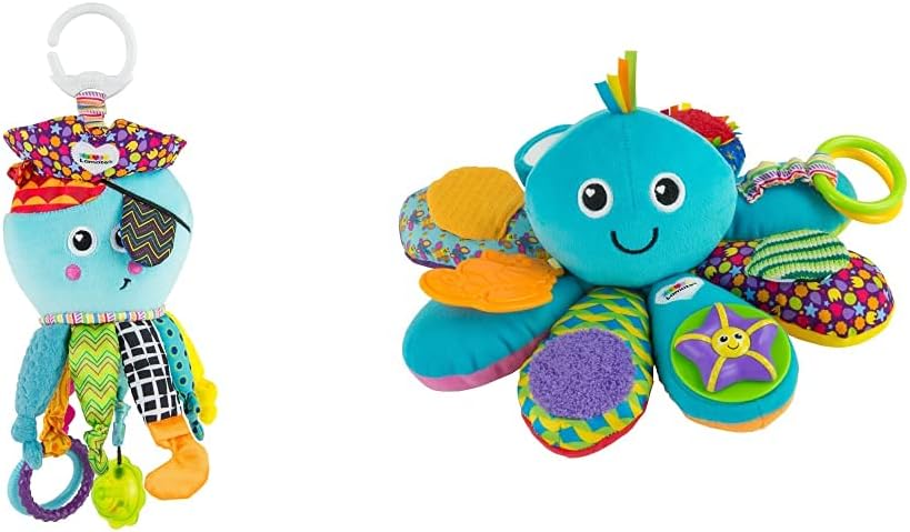 Lamaze Baby Spielzeug%22Captain Calamari, die Piratenkrake%22 Clip & Go, Hochwertiges Kleinkindspiel