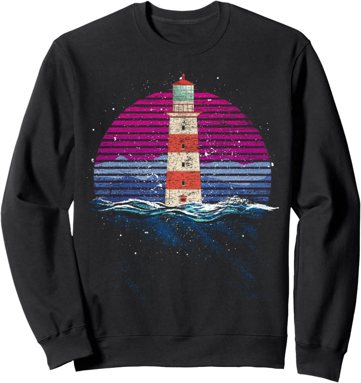 Retro Leuchtturm Sweatshirt
