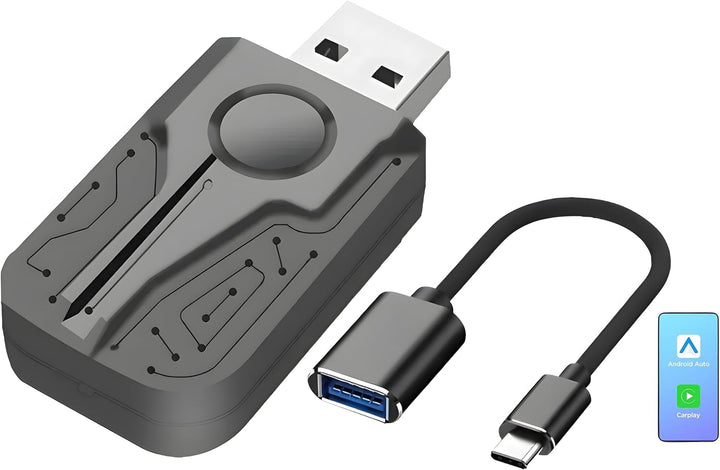 M.I.C. Wireless CarPlay & Android Auto Adapter : kabellose Umwandlung von CarPlay & Android Auto, US