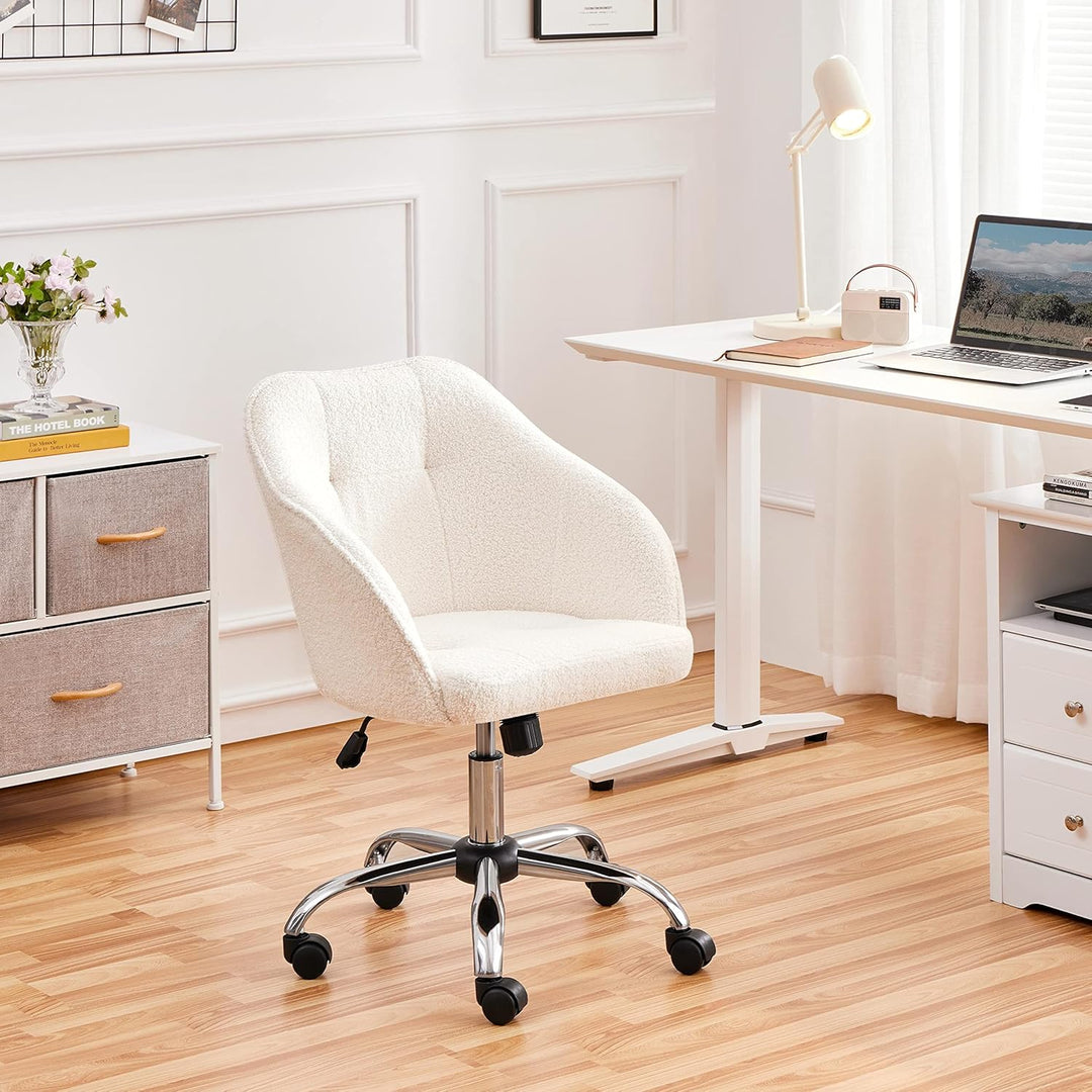 Yaheetech Bürostuhl Ergonomischer Schreibtischstuhl Drehstuhl Höhenverstellbar Computerstuhl mit Rol