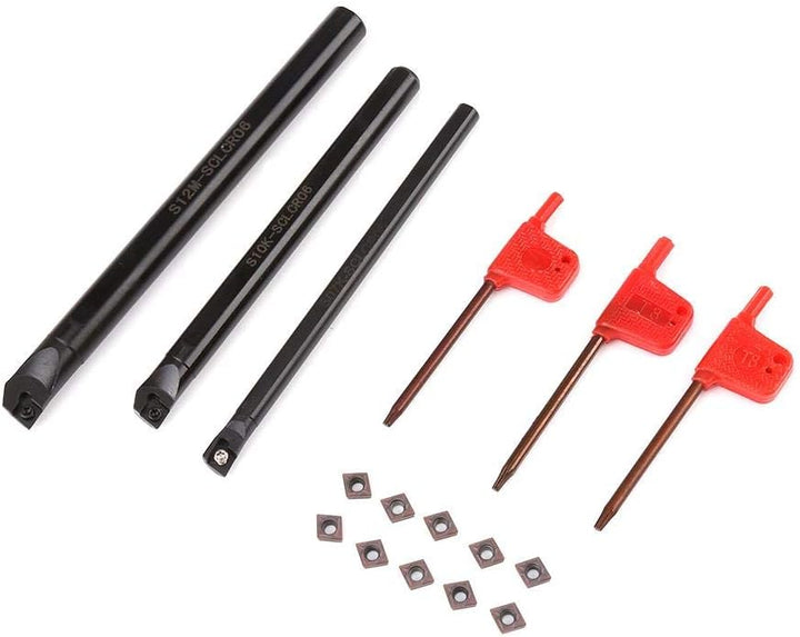 Drehmaschine CNC Drehwerkzeug Satz, Sclcr Drehbank Bohrungs Interner Drehstab Halter + 10 Pc Ccmt060