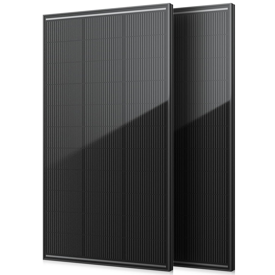 Solarpanel 400W, 12V PV Modul, SMBB Technologie, Hohe Effizienz Monocrystalline Solarmodul, Full Bla