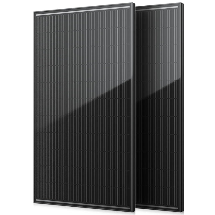 Solarpanel 400W, 12V PV Modul, SMBB Technologie, Hohe Effizienz Monocrystalline Solarmodul, Full Bla