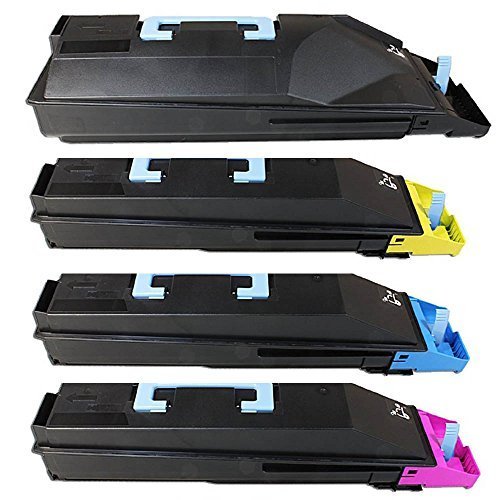 (4er Set Kyocera TK880 (BK+C+M+Y) Toner) • 4X Kompatibel Toner für Kyocera TK-880 FSC 8500 DN FSC850
