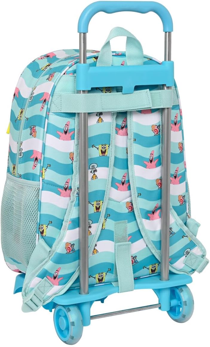 safta 612291313 Rucksack mit Spongebob Stay Positive 33 x 42 x 14 cm, bunt