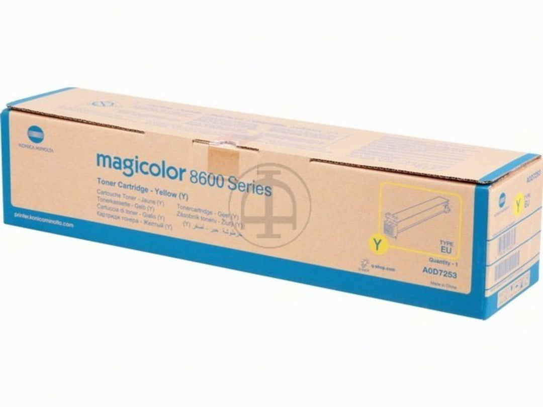 Konica Minolta A0D7253 magicolor 8650 Tonerkartusche 20.000 Seiten, gelb