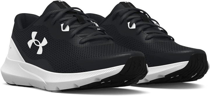 Under Armour Jungen Boys' Grade School Ua Surge 3 Running Shoes Visual Cushioning 36.5 EU Black Whit