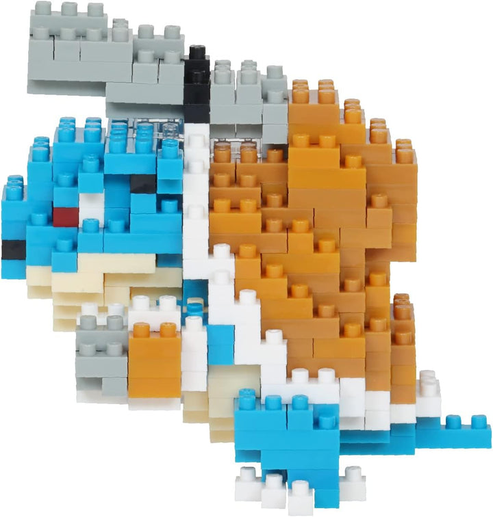 nanoblock Klemmbaustein Set Pokémon MEGA-Blastoise 250 Teile, Geschicklichkeitslevel 2, NBPM-093