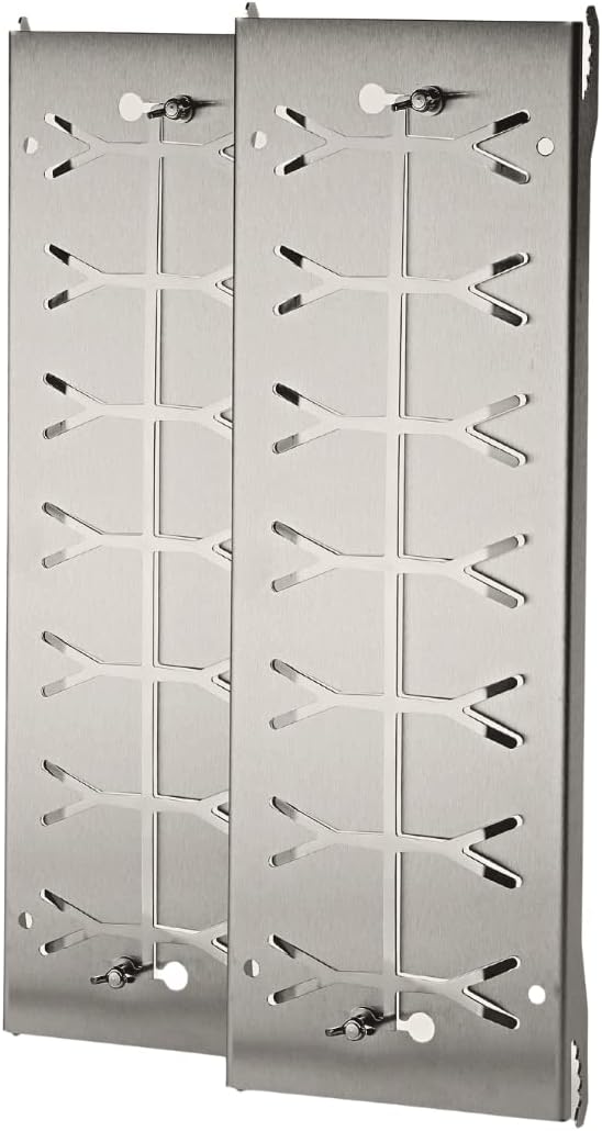 Czaja Feuerschalen® Edelstahl Flammlachsbretter-2er Set-Flammlachsbretter mit Wendefunktion für Feue