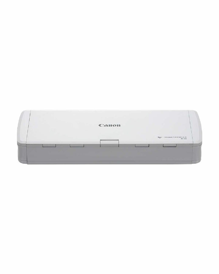 Canon R10 imageFORMULA Scanner Dokumentenscanner Mobil (Duplex Einzug, 600 DPI, eingebaute Plug und