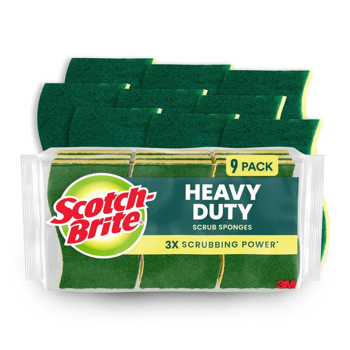 Scotch-Brite Robuste Scheuerschwämme, Schwämme für die Reinigung von Küche und Haushalt, robuste Sch