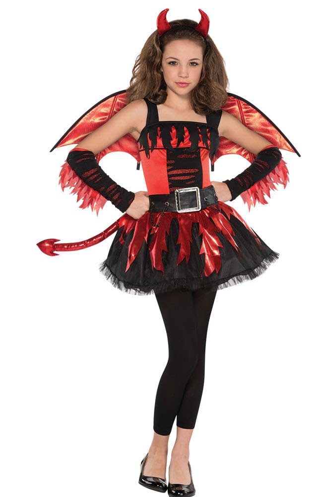 amscan Kind Daredevil Halloween Kostüm (8-10 Jahre) (9907338), Unisex Kinder, Mehrfarbig, 8-10 Jahre