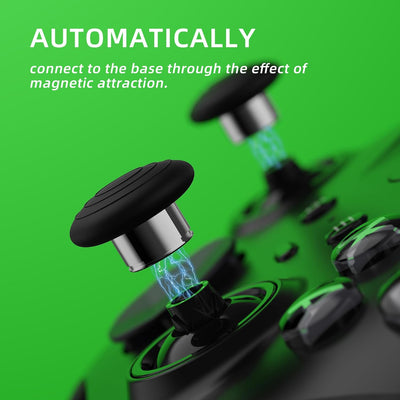 eXtremeRate 13 in 1 Metall Tasten Set für Xbox Elite Series 2 Controller, Megnetic Thumbsticks/D-Pad