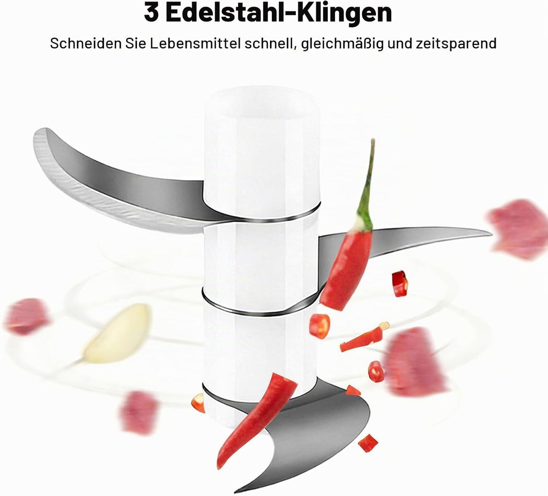 Elektrischer Küchenzerkleinerer, Mini Zwiebel Zerkleinerer Elektrisch, Zwiebelzerkleinerer Elektrisc