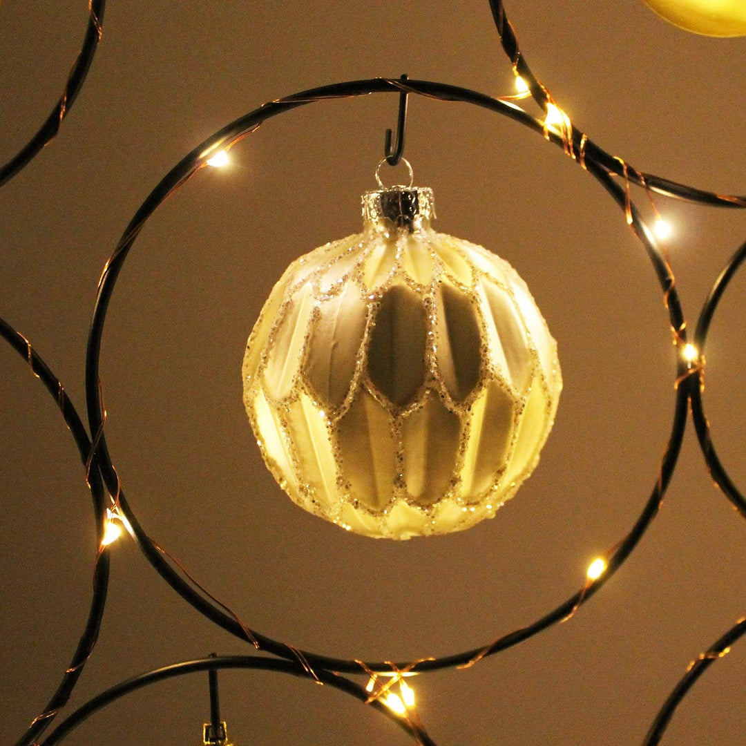 Weihnachtsdekoration Aufsteller Weihnachtsbaum Dekobaum, 14 Haken, Metall, 51xH126cm,