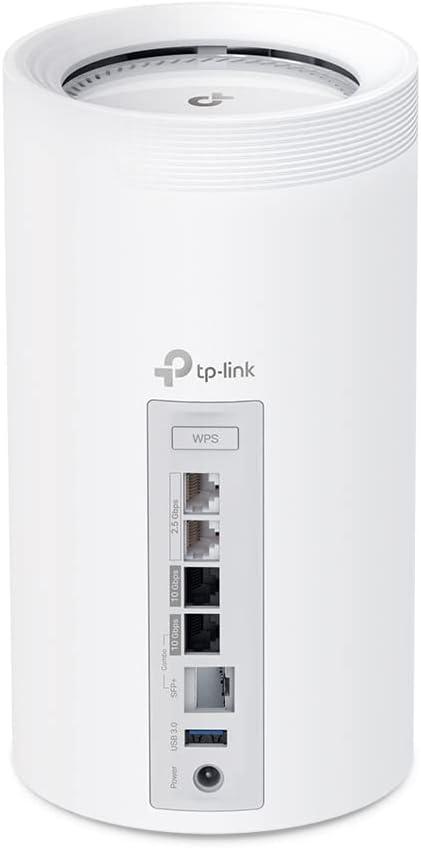 TP-Link Deco BE85 Wi-Fi 7 Mesh WLAN-Set, BE19000 Tri-Band-Router und Repeater (10 Gbit/s Ethernet/Gl
