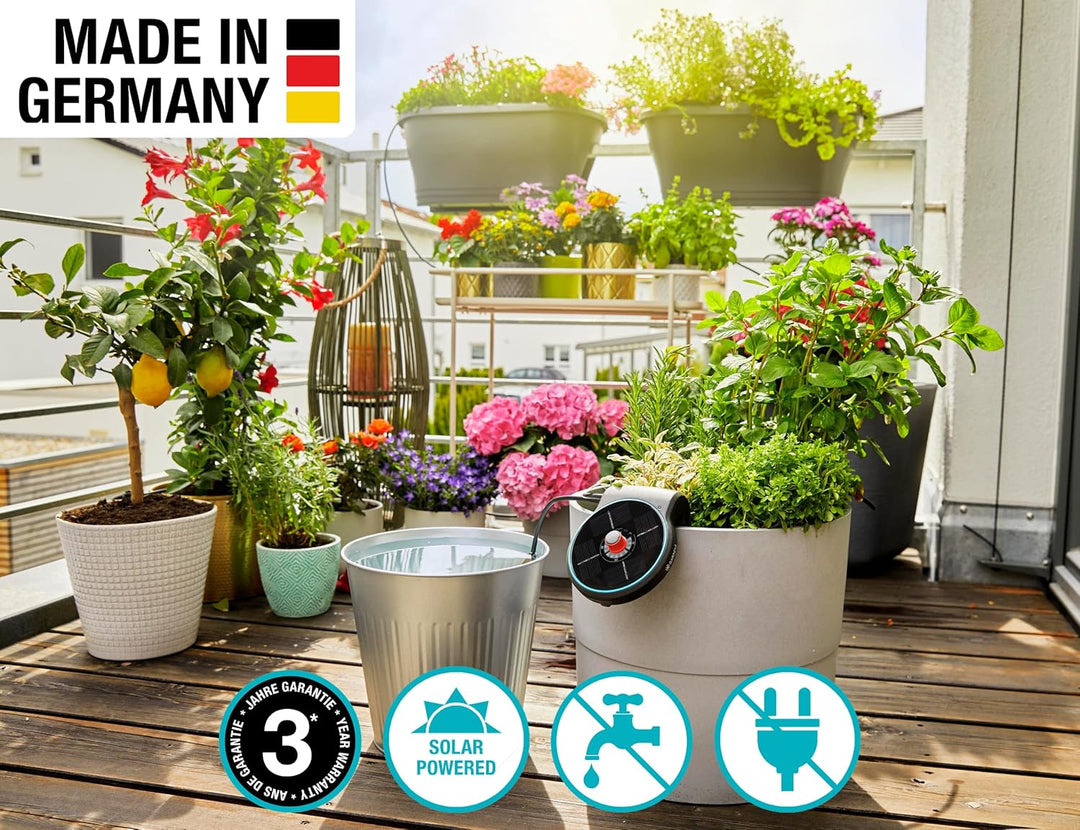 Gardena Solarbewässerung AquaBloom 13300-20, Automatisch