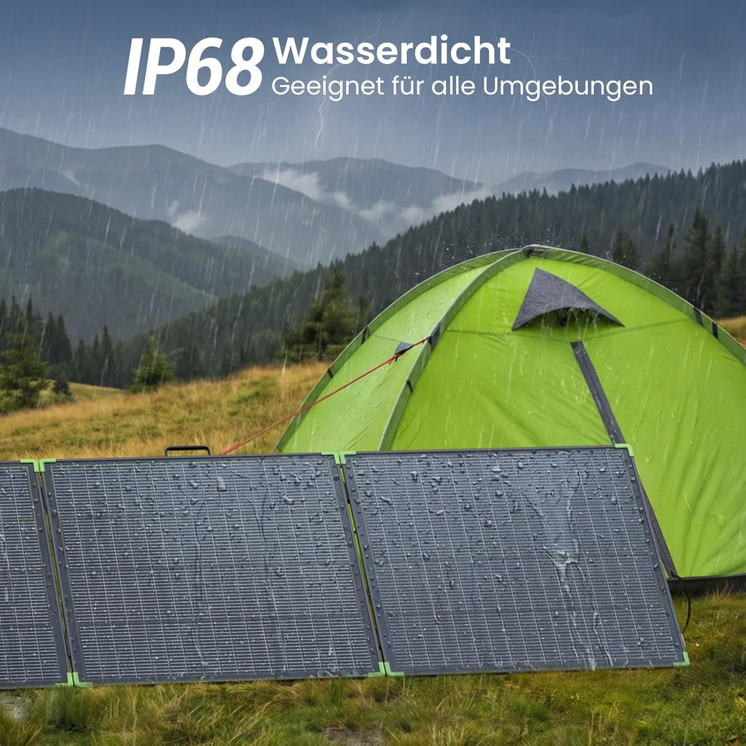 N-Type 16BB 500W Faltbare Bifazial Solarpanel,Callsun Tragbares Monokristallines Solarmodule,Tragbar