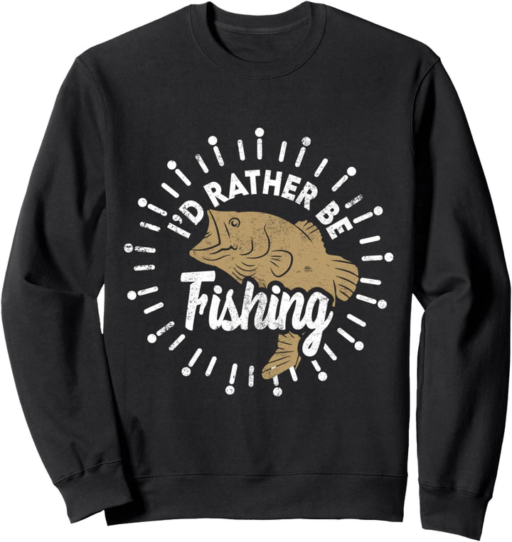 Vatertag eher Flagge Geschenk Angeln Sweatshirt