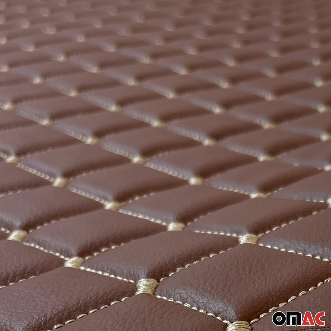 OMAC Geprägte Schwarz Kunstleder Auto Polsterung Leder Patches | Interieur Zubehör mit Diamant-Stich