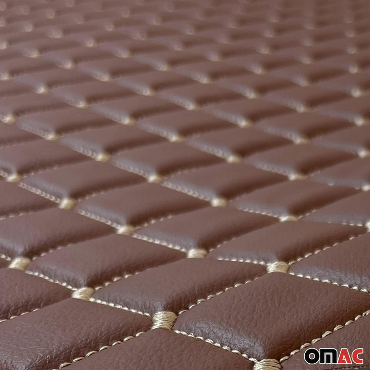 OMAC Geprägte Schwarz Kunstleder Auto Polsterung Leder Patches | Interieur Zubehör mit Diamant-Stich