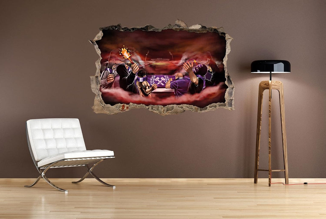Ultras AUE, 3D Wandsticker Format: 62x42cm, Wanddekoration