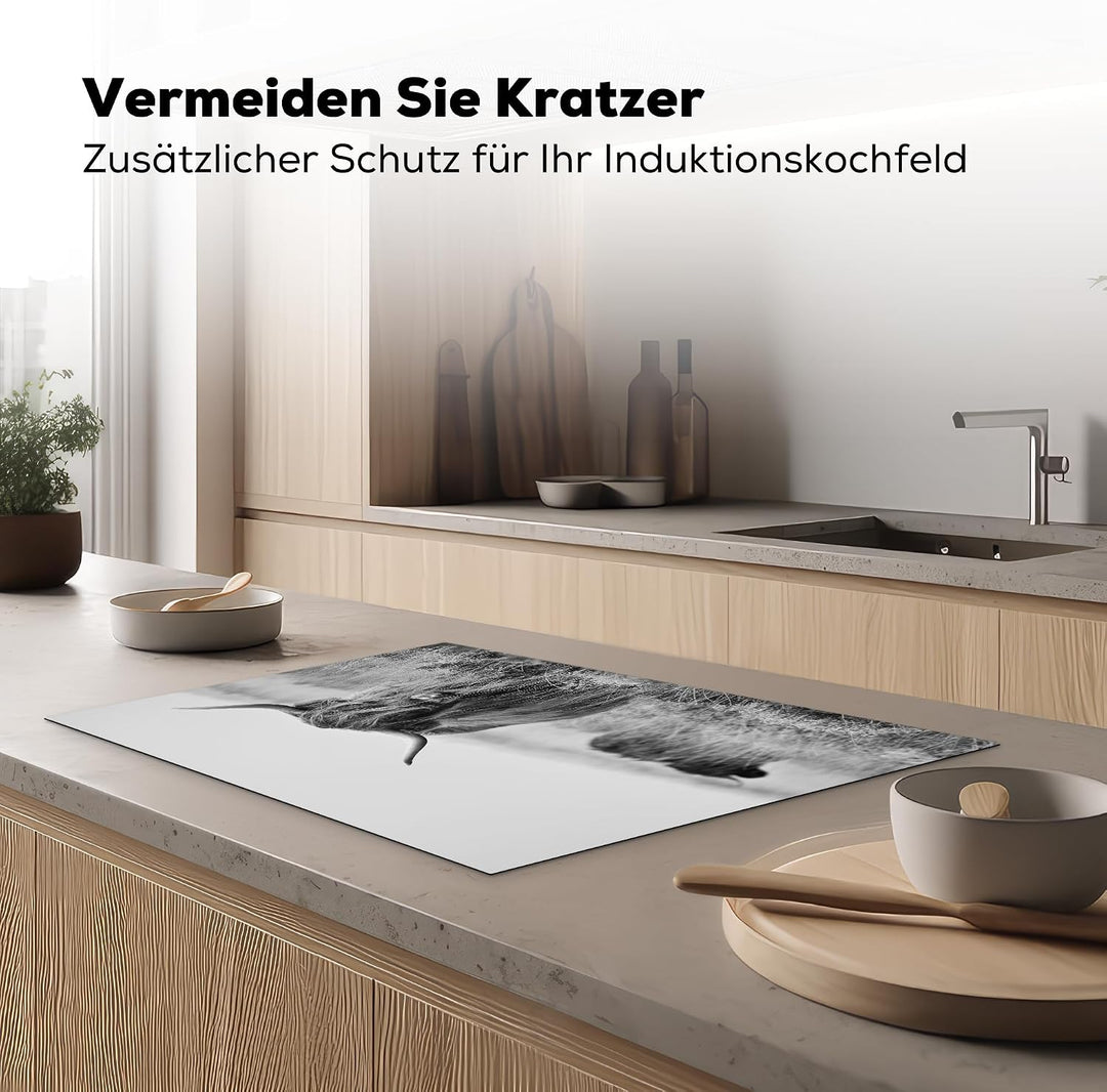 KitchenYeah© Herdabdeckplatte Einteilig Ceranfeld Abdeckplatte Küche Deko Ceranfeldabdeckung Herdabd