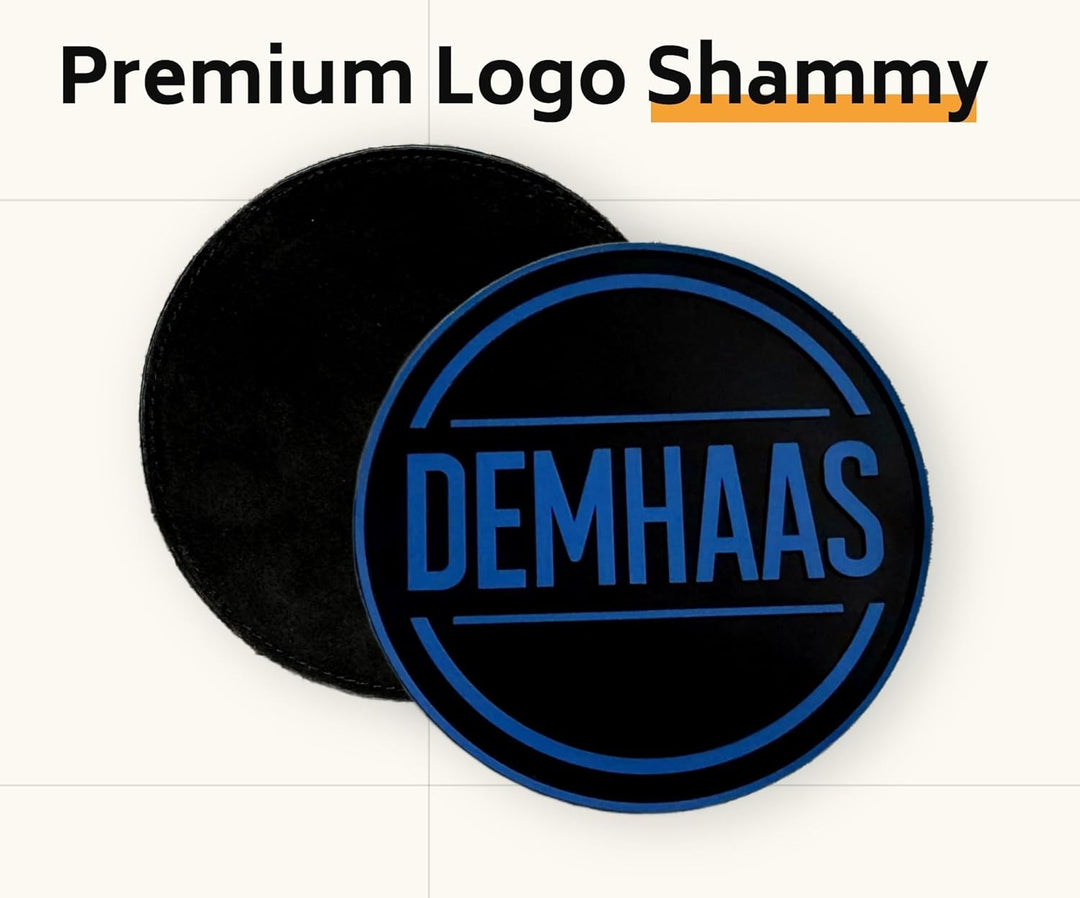 Bowling Leder Shammy – Doppellagiges Wildleder mit 3D-Gummilogo – Reinigungstuch für Bowlingkugeln –