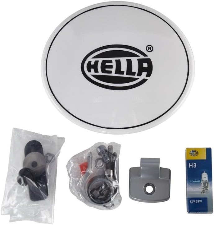 HELLA - FF/Halogen-Fernscheinwerfer - Comet FF 200 - 12V - Referenzzahl: 37.5 - Anbau - Lichtscheibe