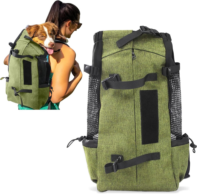 PETCUTE Hundetasche Hundetransporttasche Tragetasche für Hunde Katzen Wanderrucksack Seite Atmungsak