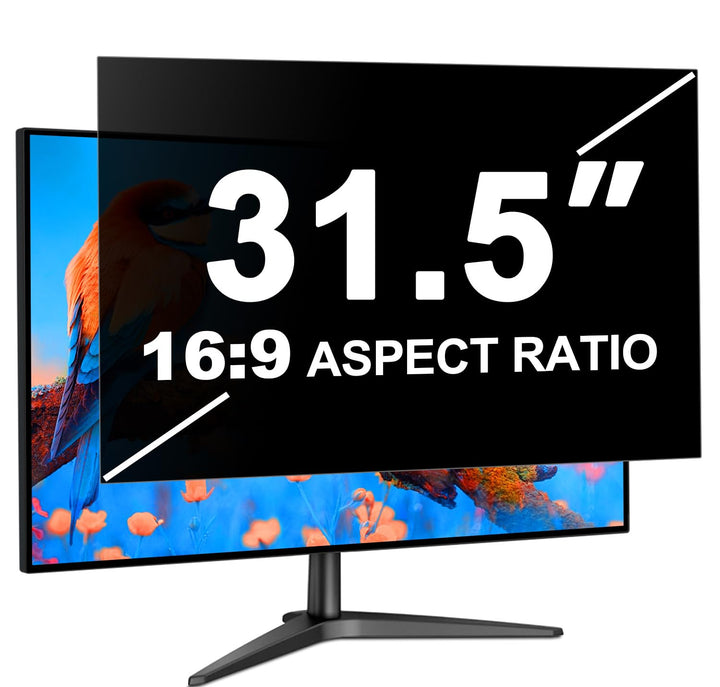 31,5 Zoll Monitor Blickschutzfilter für 16:9 Seitenverhältnis, Blendfrei Blaulichtfilter Computer Pr